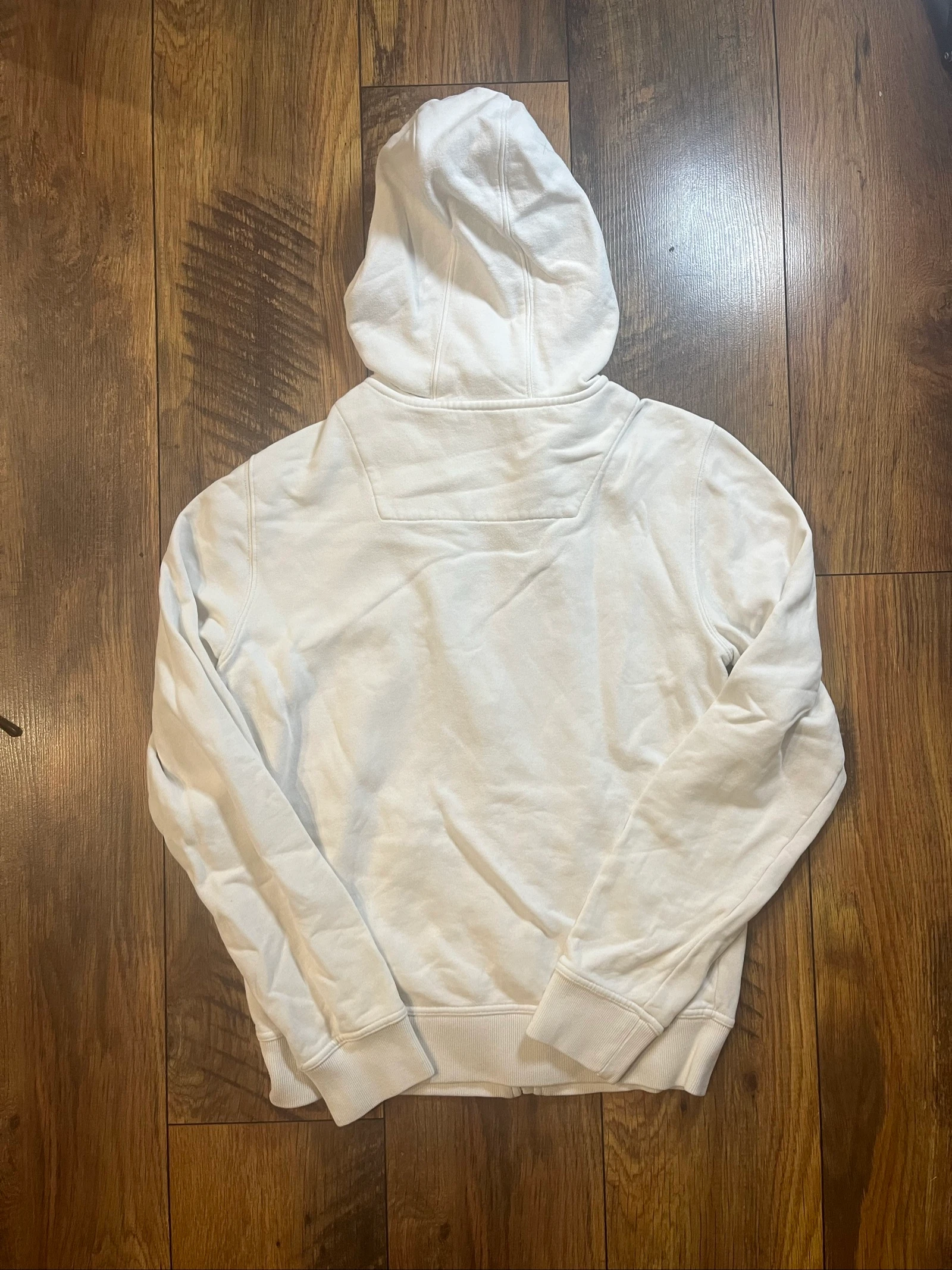 Sweatshirt com capuz branco vintage com zíper - Schott NYC - tamanho S - em ótimo estado – photo 8